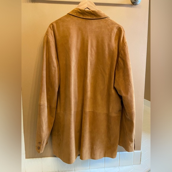 Bacharach Tan Suede Men’s Blazer - Sport Coat - Size XL NWT - Picture 5 of 15